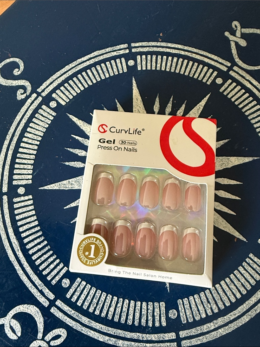 Gel Press-On Nails in Nude Pink - 30 Pack